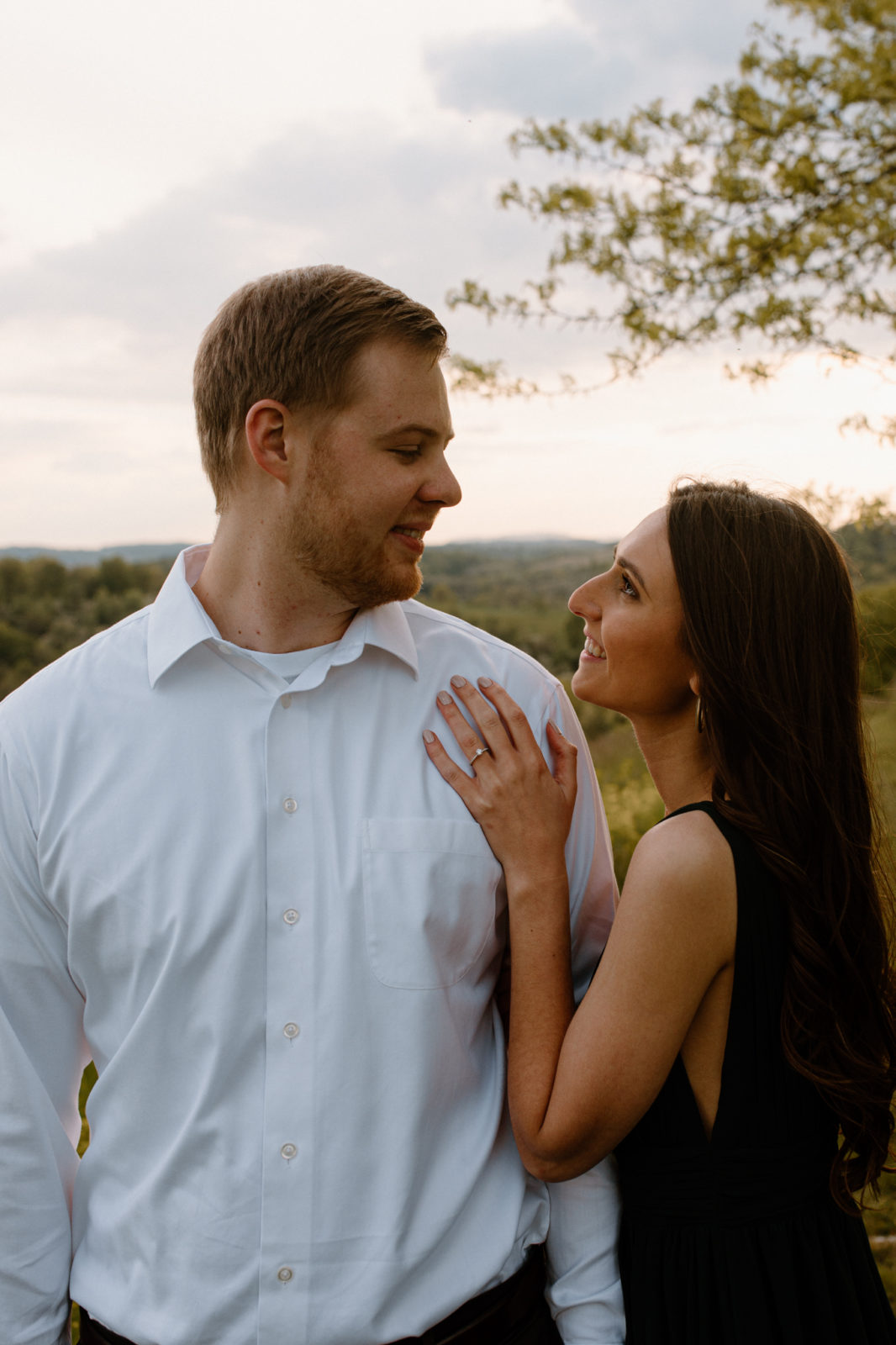 couple looking at each other